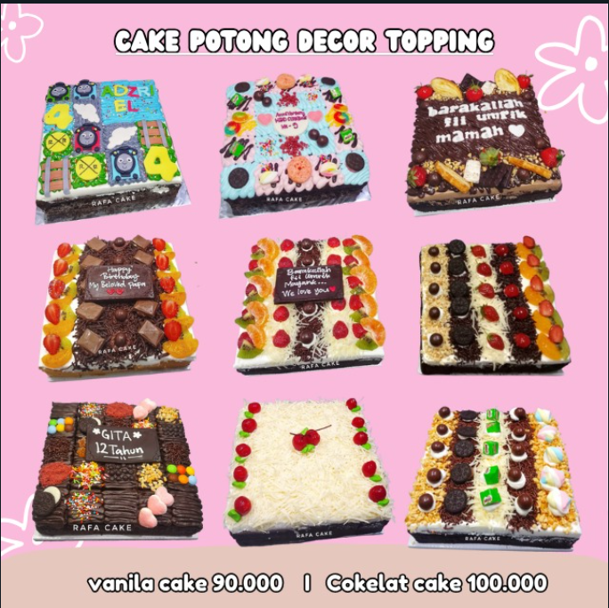 Vanilla Cake Decor Topping