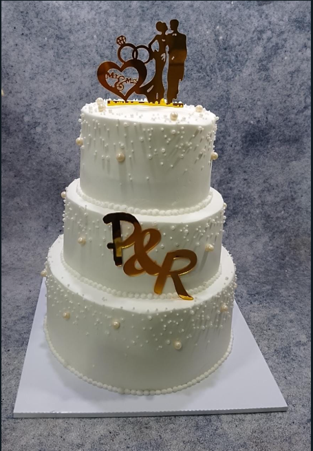 Wedding cake 3 susun